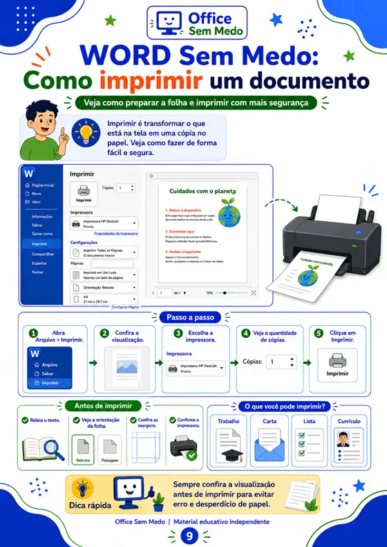 Word — Como imprimir um documento