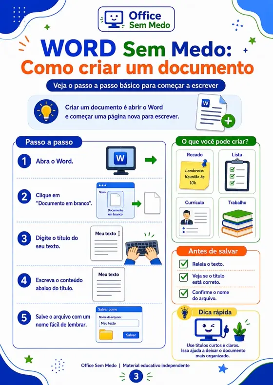 Word — Como criar um documento