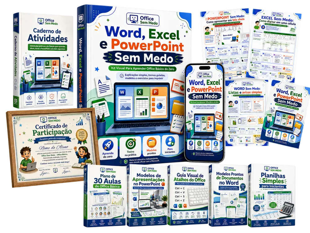 Kit Completo + Bônus — Word, Excel e PowerPoint Sem Medo
